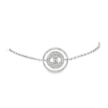 Load image into Gallery viewer, 14KW Diamond Pave Concentric Bracelet