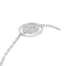 Load image into Gallery viewer, 14KW Diamond Pave Concentric Bracelet