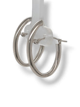 Load image into Gallery viewer, 14KW Elongated Hoop Earrings