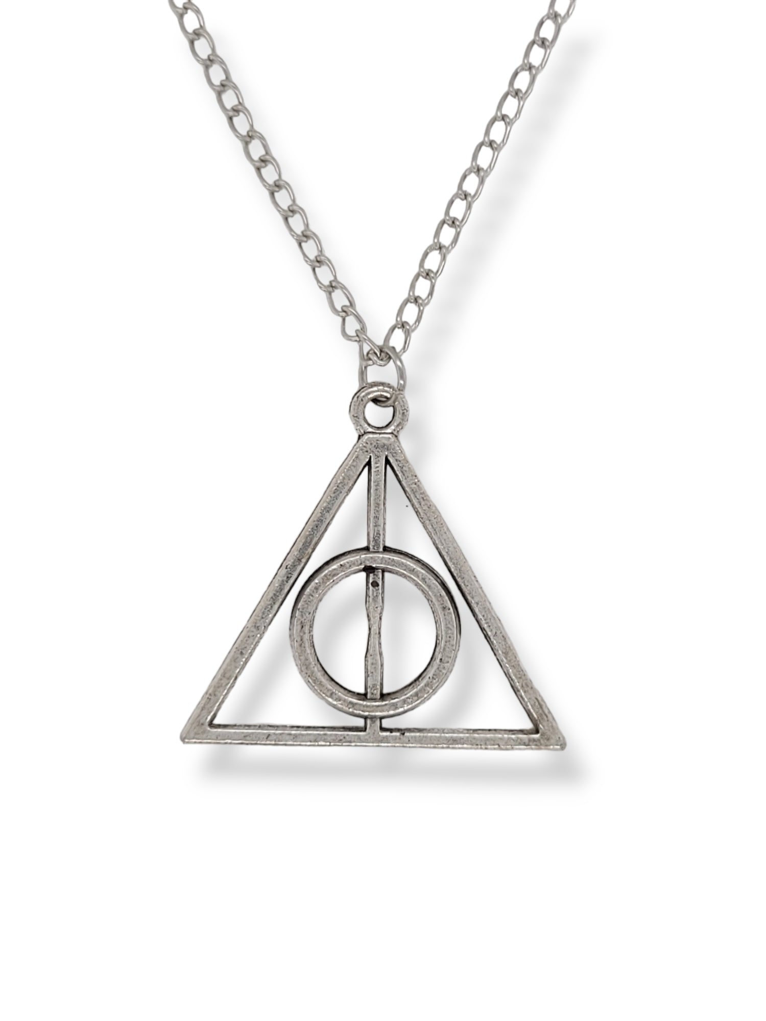 Hallows Triangle Circle Necklace