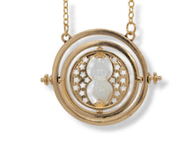 Load image into Gallery viewer, White Hourglass Time Turning Necklace