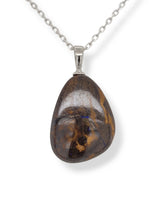 Load image into Gallery viewer, Sterling Silver Australian Boulder Opal Necklace