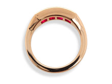 Load image into Gallery viewer, Estate 14KR 4 Lab Ruby Ring