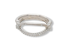 Load image into Gallery viewer, 14KW Diamond and Matte Ring