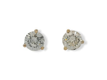Load image into Gallery viewer, 14K 0.92ctw Diamond Studs