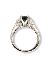 Load image into Gallery viewer, 14K 0.98ct Emerald and Diamond Ring
