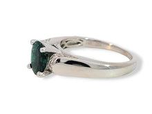 Load image into Gallery viewer, 14K 0.98ct Emerald and Diamond Ring