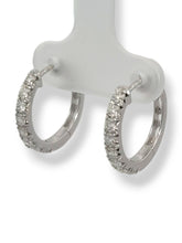 Load image into Gallery viewer, 18K 0.5ctw Diamond Hoops