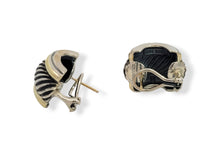 Load image into Gallery viewer, SS/TT David Yurman Cable Earrings