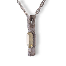 Load image into Gallery viewer, Moon phase Citrine Sterling Necklace