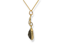 Load image into Gallery viewer, Sterling G/P Labradorite and Pearl Necklace, G/F chain