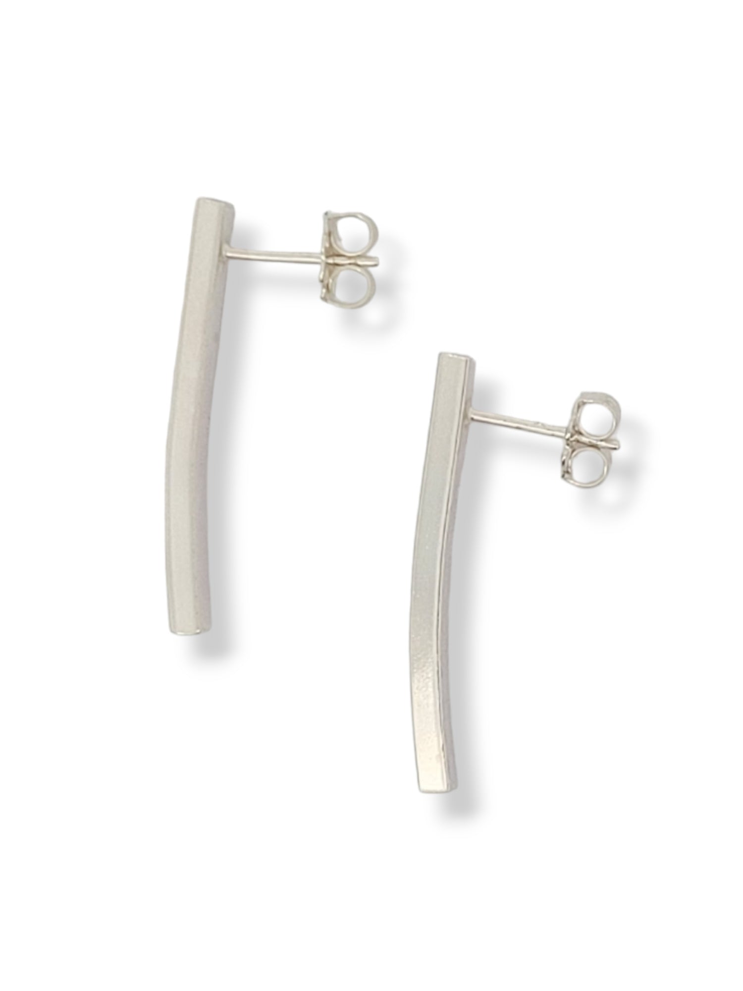 Sterling Silver Bar Earrings