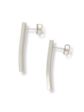 Load image into Gallery viewer, Sterling Silver Bar Earrings