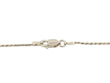 Load image into Gallery viewer, Sterling Silver 1.2mm Rope Chain 18"