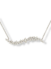 Load image into Gallery viewer, 14K 0.43ctw Scattered Wave Necklace