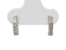 Load image into Gallery viewer, 14KW 0.22ctw Diamond Huggie Earrings