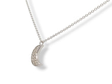 Load image into Gallery viewer, 14K 0.11ctw Moon Necklace