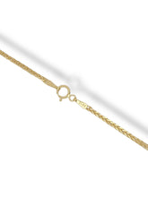 Load image into Gallery viewer, 14KY 1.8mm Diamond Cut Square Wheat Chain - 20"