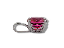 Load image into Gallery viewer, 14K Peony Red Topaz Pendant