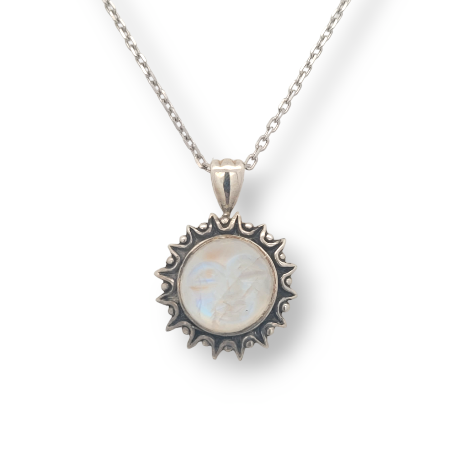 Small Sun and Moon Eclipse Necklace