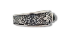 Load image into Gallery viewer, Sterling Silver Texture Band with Peridot