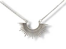 Load image into Gallery viewer, Sterling Sun Flare Adjustable Cable Chain