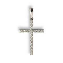 Load image into Gallery viewer, 14KPave Cross Large