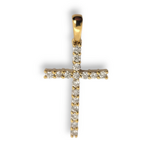 Load image into Gallery viewer, 14KPave Cross Large