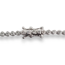 Load image into Gallery viewer, 14k Gold Tennis Bracelet - White Diamonds - 1.03 CTW