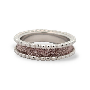 Sterling Silver Colorful Sparkle Band