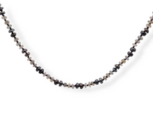 Load image into Gallery viewer, Labradorite Gray Pearl and Sterling Silver Necklace