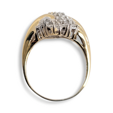 Load image into Gallery viewer, 14KY Estate Cluster Diamond Fashion Ring