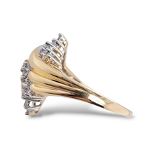 Load image into Gallery viewer, 14KY Estate Cluster Diamond Fashion Ring