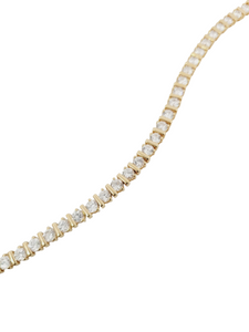 Vermeil CZ Tennis Bracelet - Estate