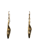 Load image into Gallery viewer, Gold Plated over Sterling Silver Twist Earrings