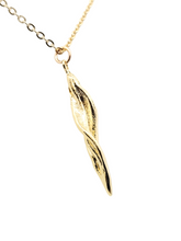 Load image into Gallery viewer, Gold Plated over Sterling Silver Twist Necklace