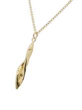 Load image into Gallery viewer, Gold Plated over Sterling Silver Twist Necklace