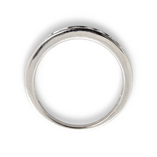 Load image into Gallery viewer, 14KW Open Channel Set Diamond Wedding Band