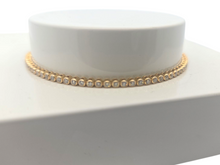 Load image into Gallery viewer, 14k Gold Tennis Bracelet - White Diamonds - 1.03 CTW