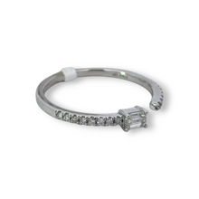 Load image into Gallery viewer, Platinum Open Diamond Ring