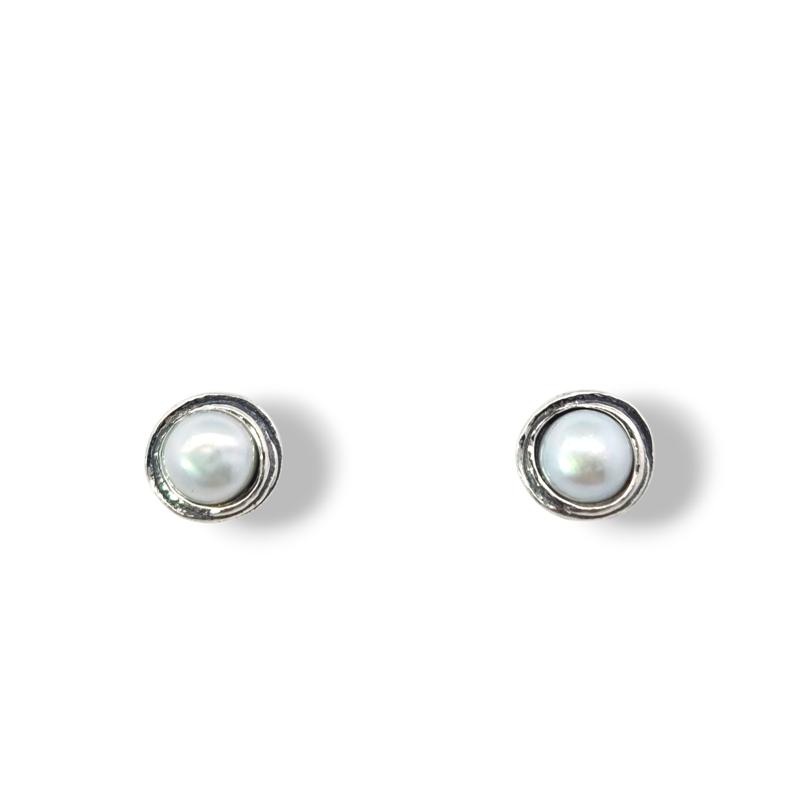 Sterling Pearl Studs
