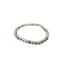 Load image into Gallery viewer, Multicolored Pearl Stretch Bracelet