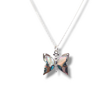 Load image into Gallery viewer, Sterling Mosaic Butterfly Necklace