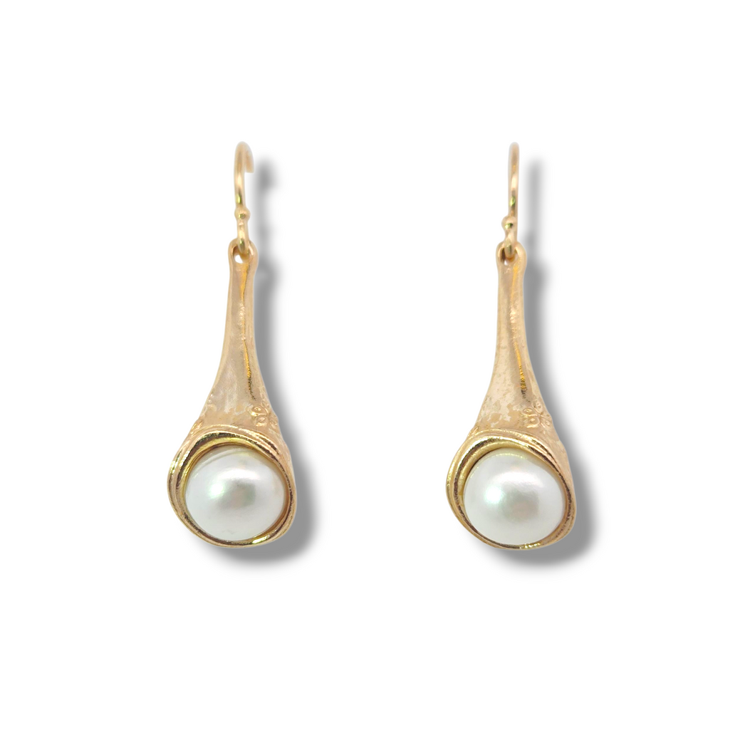 Organic GP Pearl Dangle Earrings
