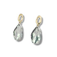 Load image into Gallery viewer, Sterling Oval Dangles with Gold Plating