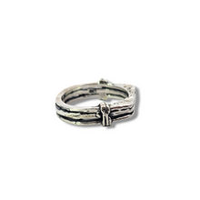 Load image into Gallery viewer, Sterling Silver Layered Ring