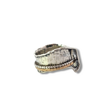 Load image into Gallery viewer, Sterling + 14k Gold Filled Spinner Ring