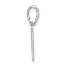 Load image into Gallery viewer, Sterling Silver Rhodium-plated Polished 4 Aces Pendant