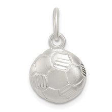 Load image into Gallery viewer, Sterling Silver 3D Soccer Ball Charm
