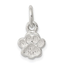 Load image into Gallery viewer, Sterling Silver Paw Print Charm